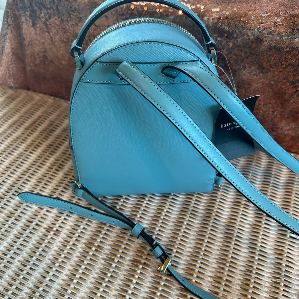 Kate Spade Schuyler Mini Backpack Smoky Blue - Picture 9 of 11